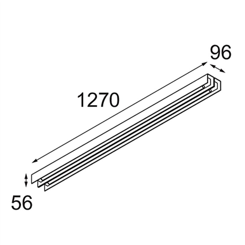 Modular United Surface 1274 2x LED DI | Deckenlampe / Wandlampe