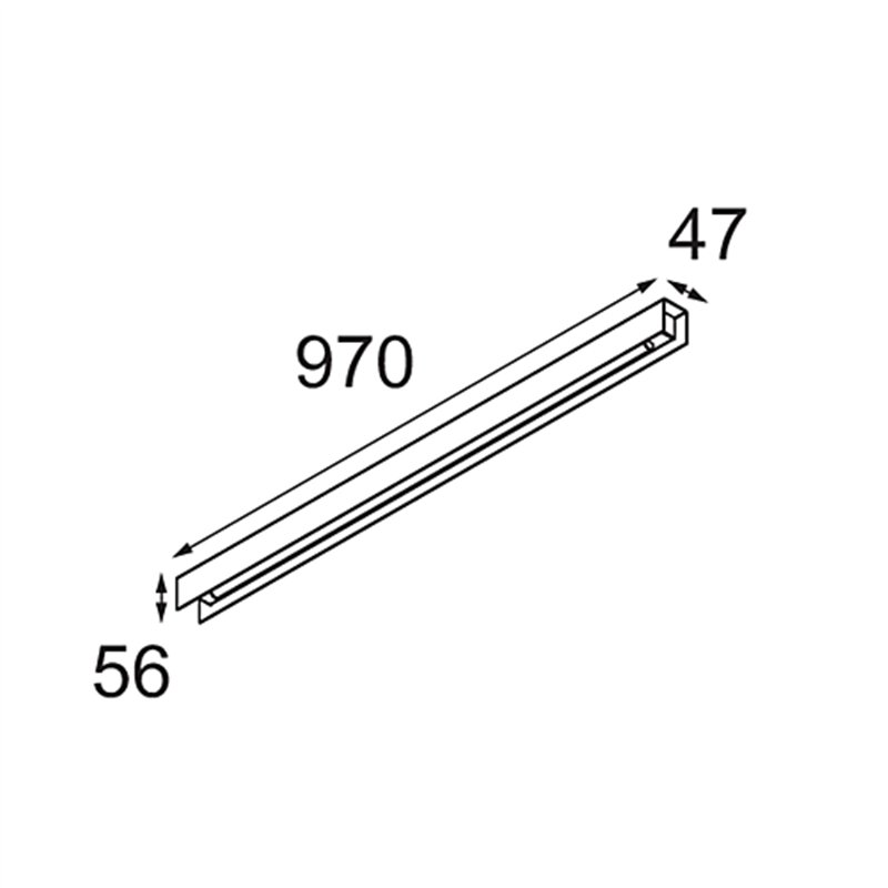 Modular United Surface 974 1x LED DI | Deckenlampe / Wandlampe
