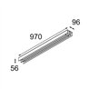 Modular United Surface 974 2x LED DI | Deckenlampe / Wandlampe