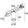 Modular Nyto Track 230V Adjustable 50 1x LED DI | Schienenbeleuchtung
