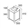 Modular Kabaz Floor 1x IP44 A60 E27 | Stehlampe