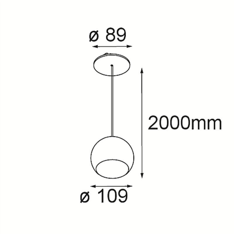 Modular Marbul Suspended 109 1x LED DE | Lampe à suspension