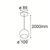 Modular Marbul Suspended 109 1x LED DE | Lampe à suspension
