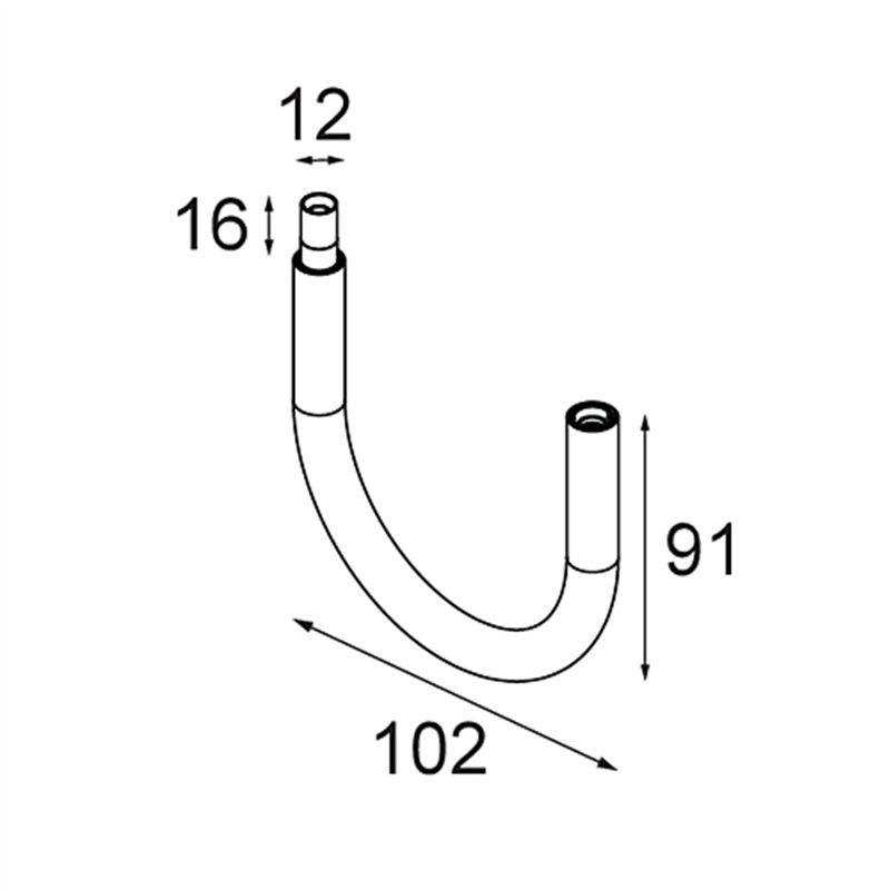 Modular Stick Modupoint Curved 180°