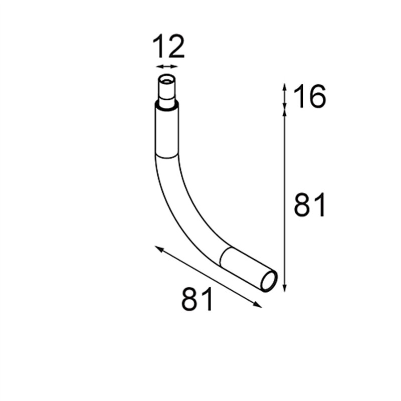Modular Stick Modupoint Curved 90°
