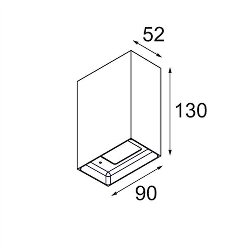 Modular Sulfer Wall Up/Down 2x LED DI | Wandlampe