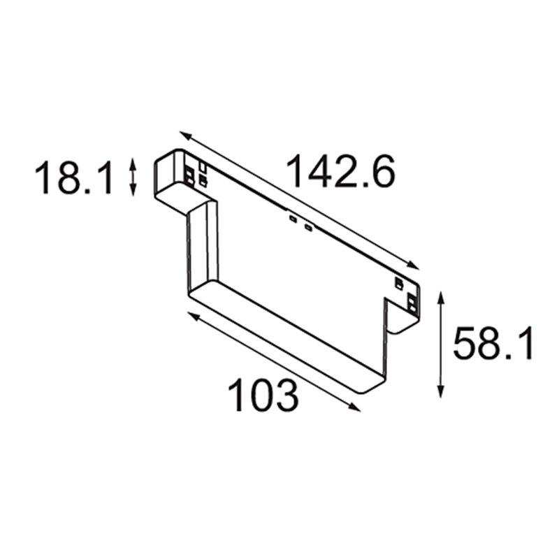 Modular Track 48V Dim Module Casambi