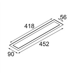 Modular Backplate 452x90