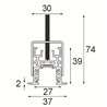 Modular Track 48V Profile Recessed 2000