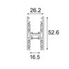 Modular Track 48V High Profile Suspended Up/Down 2000