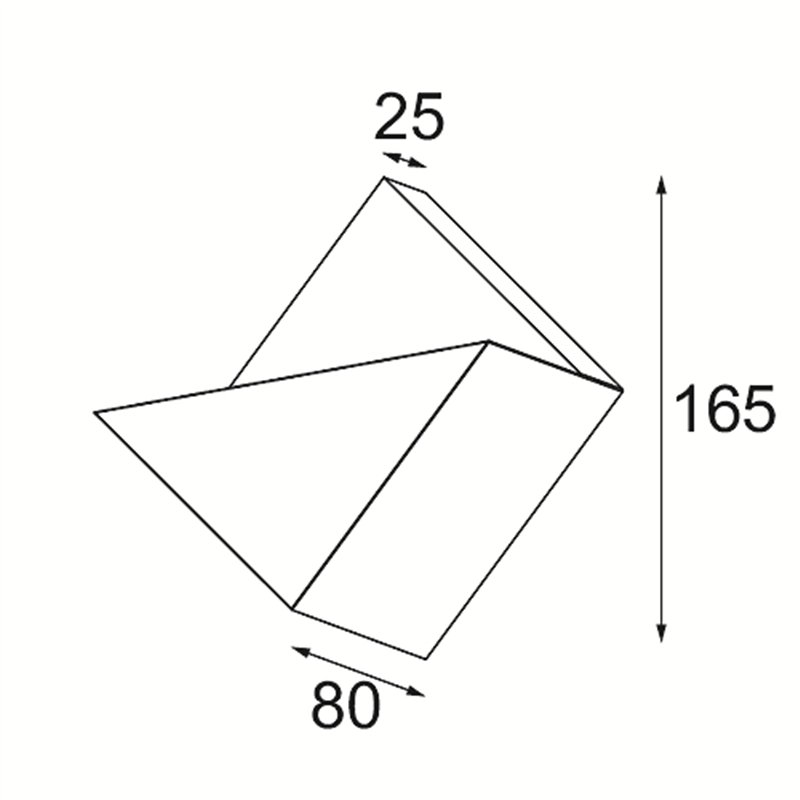 Modular Impulse Square Wall 1x IP44 LED DE | Wandlampe