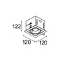 Modular Mini-Multiple Recessed Adjustable GU10 1x | Spot encastré