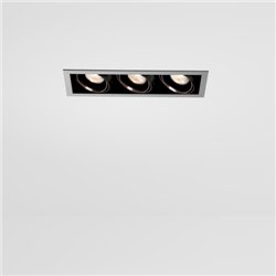 Modular Mini-Multiple Recessed Adjustable GU10 3x | Spot encastré