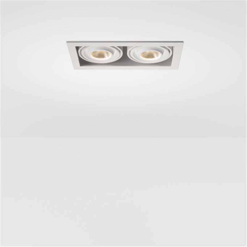 Modular Mini-Multiple Recessed Adjustable M-LED 2x DE | Spot encastré
