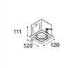 Modular Mini-Multiple Smart Ring Recessed Adjustable 1x LED DE | Spot encastré