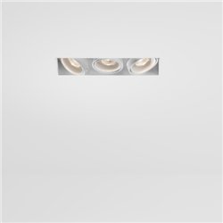 Modular Mini-Multiple Recessed Trimless Adjustable GU10 3x DE | Spot encastré