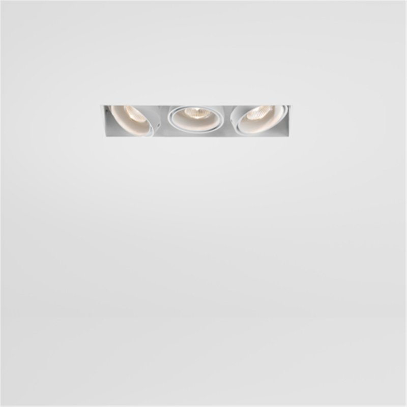 Modular Mini-Multiple Recessed Trimless Adjustable GU10 3x DE | Spot encastré