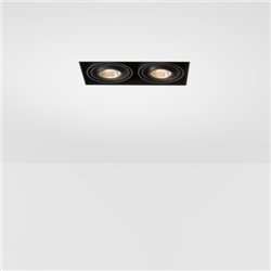 Modular Mini-Multiple Recessed Trimless Adjustable M-LED 2x DE | Spot encastré
