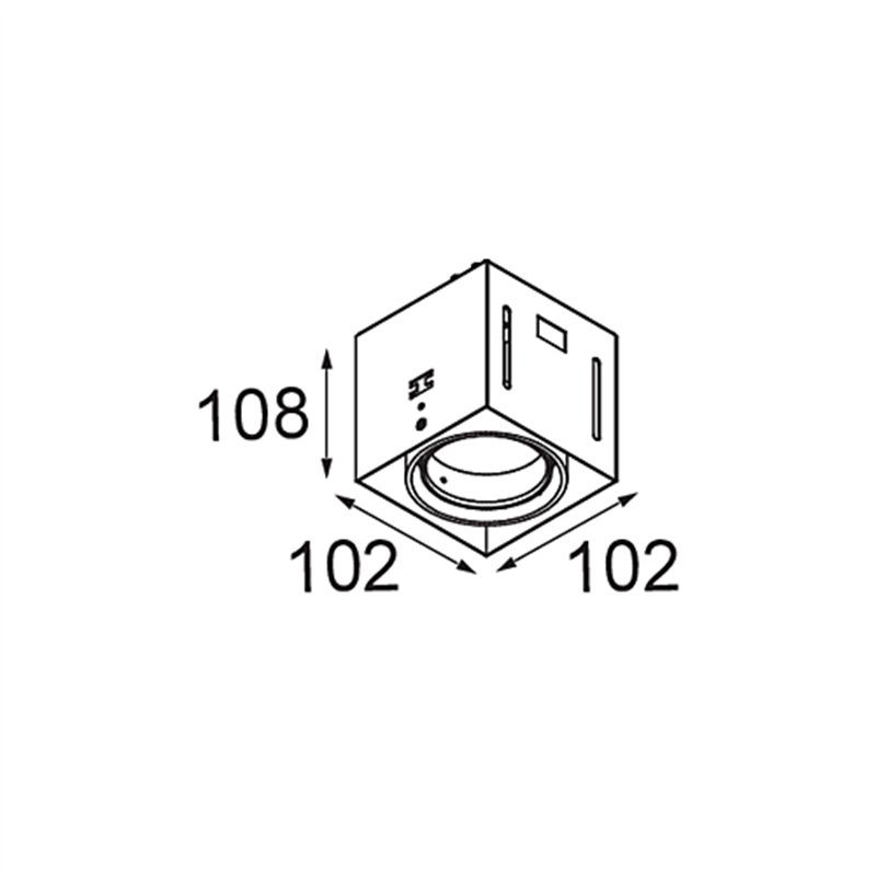 Modular Mini-Multiple Smart Ring Recessed Trimless Adjustable 1x LED DE | Spot encastré