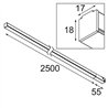 Modular Pista Linear Light Track 48V 2555 1x LED | Éclairage sur rail