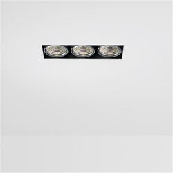 Modular Mini-Multiple Smart Ring Recessed Trimless Adjustable 3x LED DE | Spot encastré