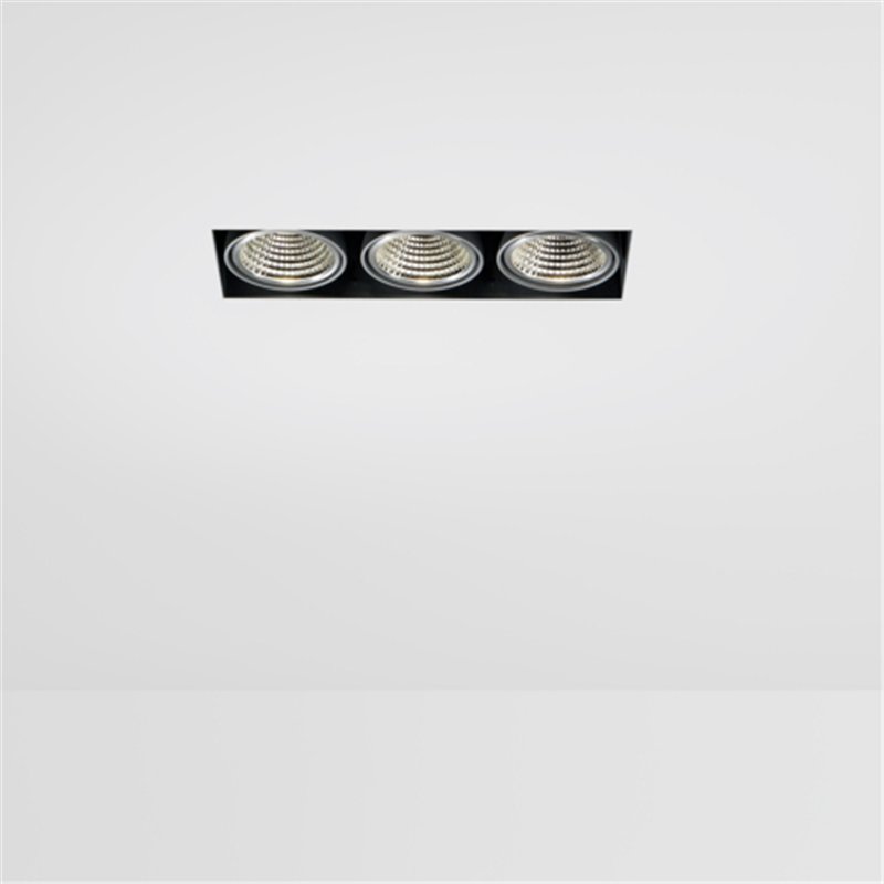 Modular Mini-Multiple Smart Ring Recessed Trimless Adjustable 3x LED DE | Einbauspot