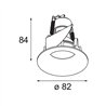 Modular Smart Cake Recessed 82 1x GU10 | Einbauspot
