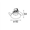 Modular Smart Cake Recessed 82 1x For Tube/Box GU10 | Einbauspot