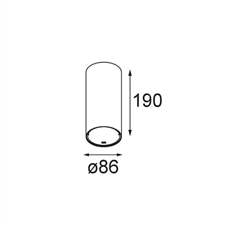 Modular Smart Tube Surface 82 XL 1x DE | Deckenlampe