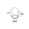 Modular Smart Tube Wall 48 1x DE | Applique