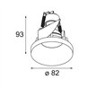 Modular Smart Kup Recessed 82 1x GU10 | Spot encastré