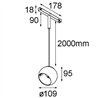 Modular Marbul Track 48V Suspended Adjustable 109 1x LED | Éclairage sur rail