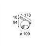 Modular Marbul Track 48V Adjustable 109 1x LED | Éclairage sur rail