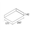 Modular Sulfer Uplight Wall 1x Spreadlight LED DI | Wandlampe