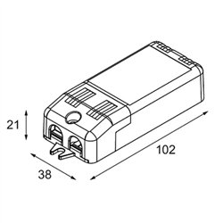 Modular LED Driver Constant Current 350mA 5-10W