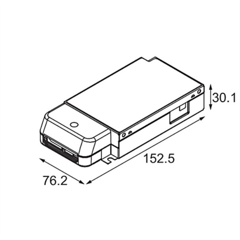 Modular LED Driver Constant Current Deep Dim 700mA 50W 2 LED Output