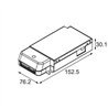 Modular LED Driver Constant Current Deep Dim 700mA 50W 2 LED Output
