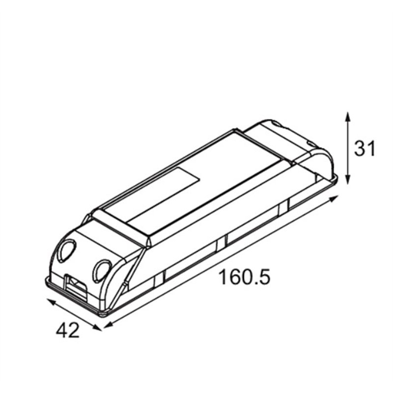 Modular LED Driver Constant Current Deep Dim 250mA 20W