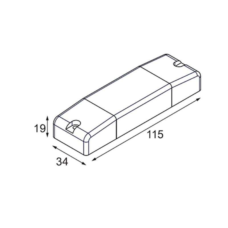 Modular LED Driver Constant Current 500mA 12W
