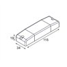 Modular LED Driver Constant Current 500mA 12W