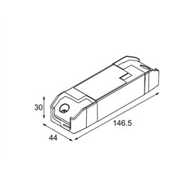 Modular LED Driver Constant Current 300-1050mA 16-38W