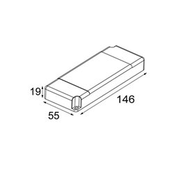Modular LED driver 24V 20W