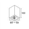 Modular Qbini Box Surface 1x DE | Plafonnier