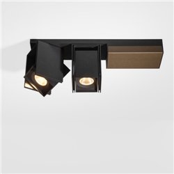 Modular Rektor Surface Adjustable 78x78 2x LED DI | Plafonnier / Applique