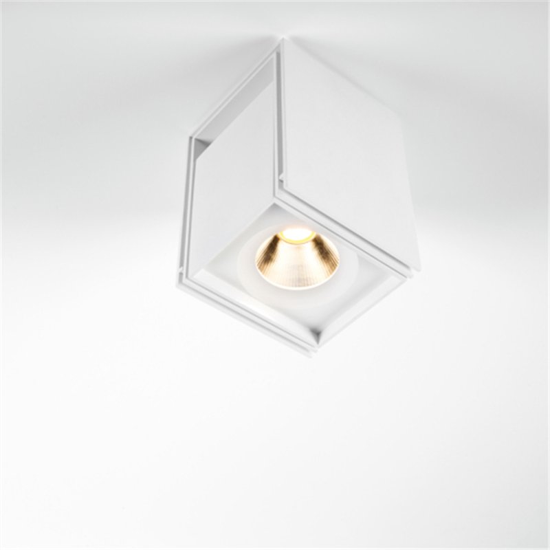 Modular Rektor Semi-Recessed Adjustable 78x78 1x LED DE | Spot encastré