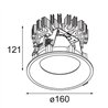 Modular Smart Cake Recessed 160 1x IP55 Diffuse LED DE | Spot encastré