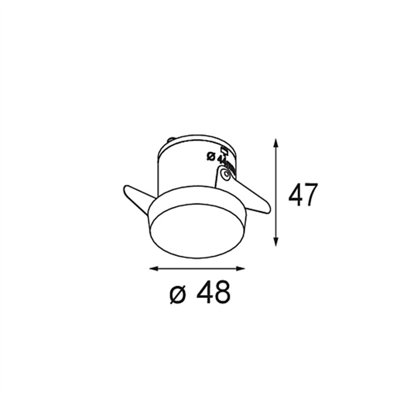 Modular Smart Kup Recessed 48 1x LED DE | Einbauspot