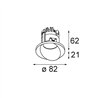 Modular Wink Recessed 82 1x IP54 LED DE | Einbauspot
