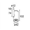 Modular Medard Jack Adjustable 42 1x LED DE | Plafonnier / Applique