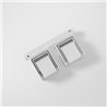 Modular Rektor Track 48V Adjustable 57x50 2x LED | Éclairage sur rail